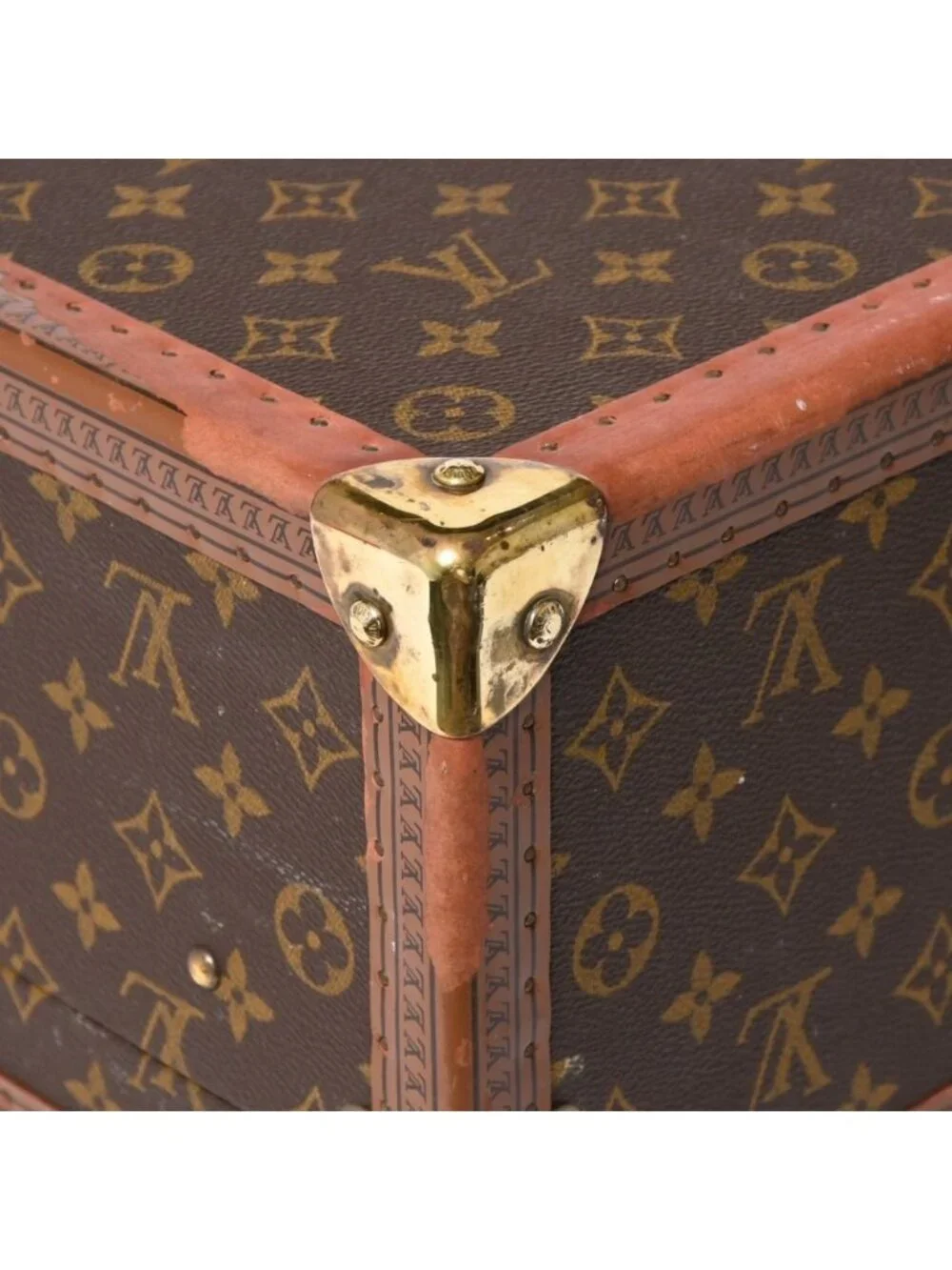 Louis Vuitton Alzer 55 Trunk Case Hard Monogram Leather